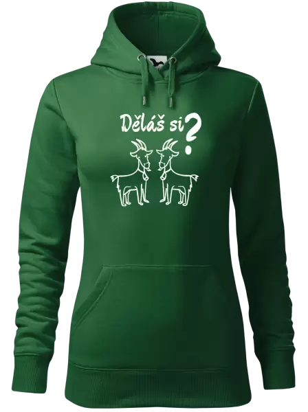 Dámská mikina Děláš si kozy?
