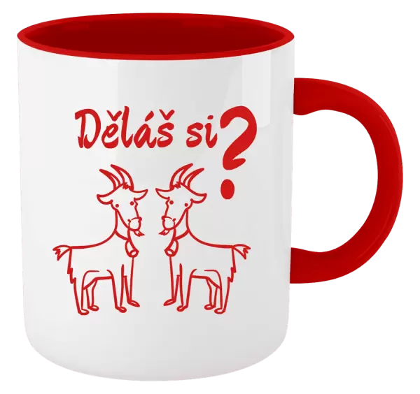 Hrnek Děláš si kozy?