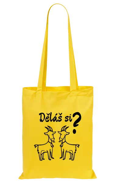 Látková taška Děláš si kozy?