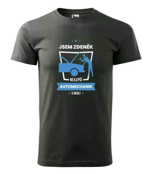 Pánské tričko Nejlepší v okolí - automechanik