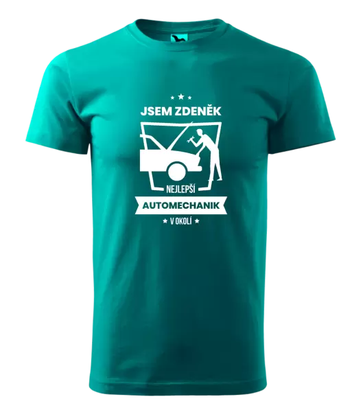 Pánské tričko Nejlepší v okolí - automechanik