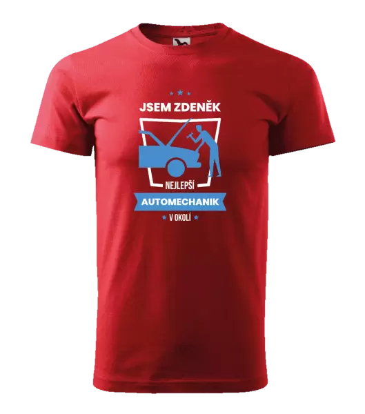 Pánské tričko Nejlepší v okolí - automechanik
