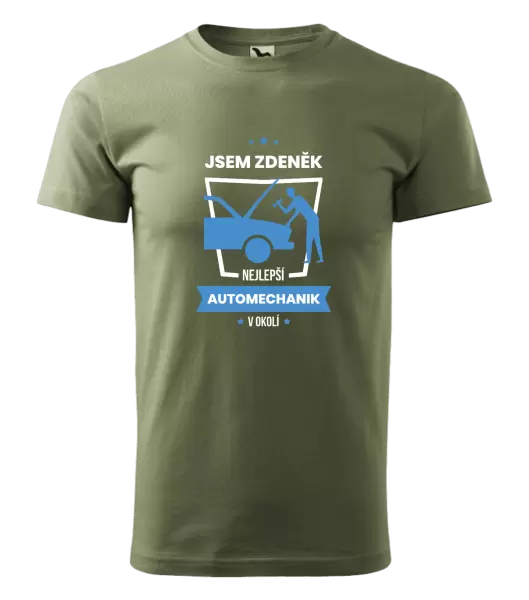 Pánské tričko Nejlepší v okolí - automechanik