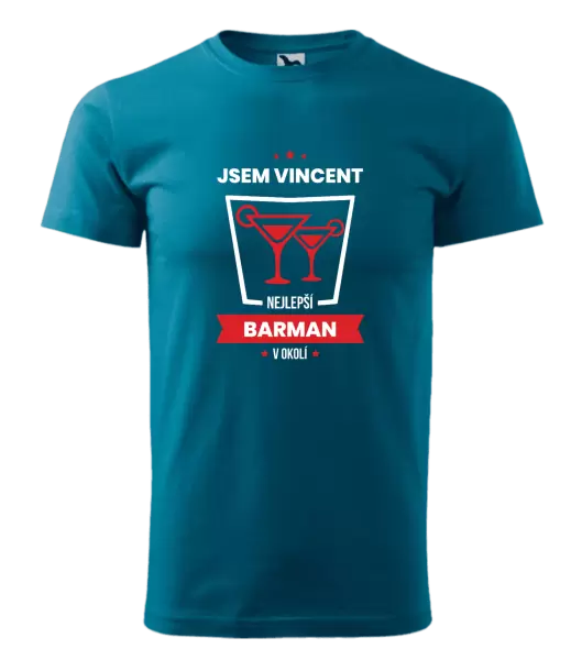 Pánské tričko Nejlepší v okolí - barman