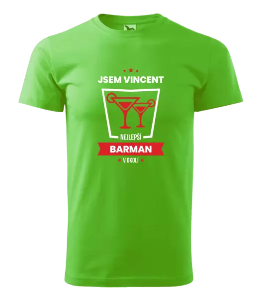 Pánské tričko Nejlepší v okolí - barman