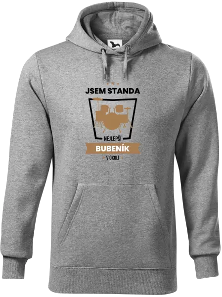 Pánská mikina Nejlepší v okolí - bubeník