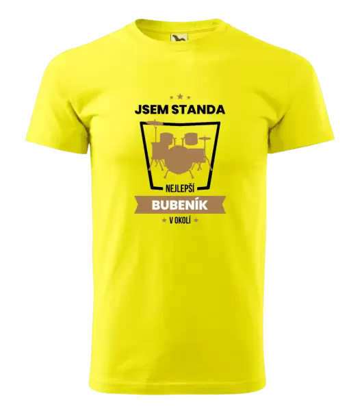 Pánské tričko Nejlepší v okolí - bubeník