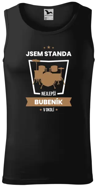 Pánské tílko Nejlepší v okolí - bubeník