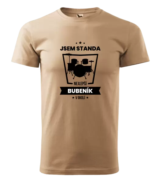 Pánské tričko Nejlepší v okolí - bubeník