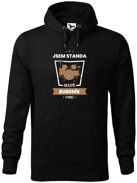 Pánská mikina Nejlepší v okolí - bubeník