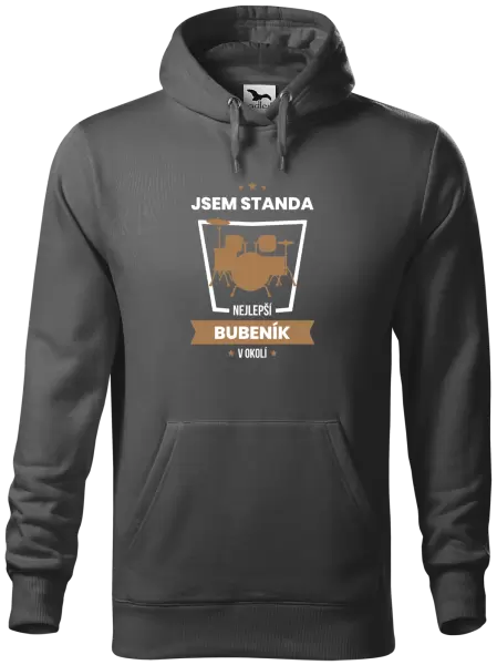 Pánská mikina Nejlepší v okolí - bubeník