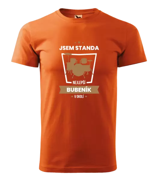 Pánské tričko Nejlepší v okolí - bubeník