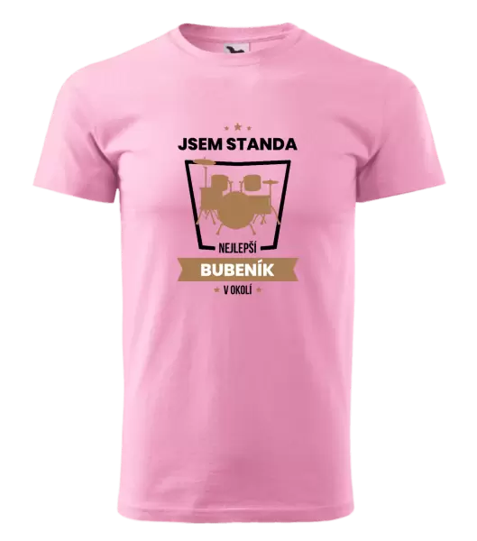 Pánské tričko Nejlepší v okolí - bubeník