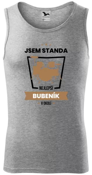 Pánské tílko Nejlepší v okolí - bubeník