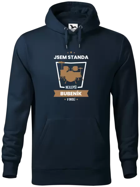 Pánská mikina Nejlepší v okolí - bubeník
