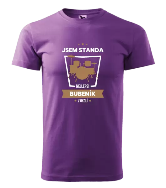 Pánské tričko Nejlepší v okolí - bubeník