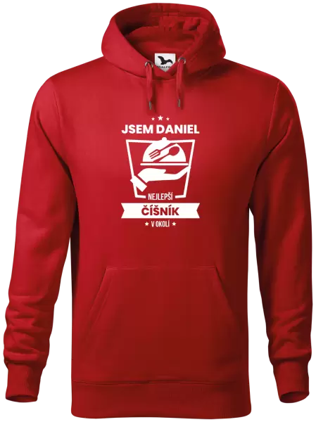 Pánská mikina Nejlepší v okolí - číšník