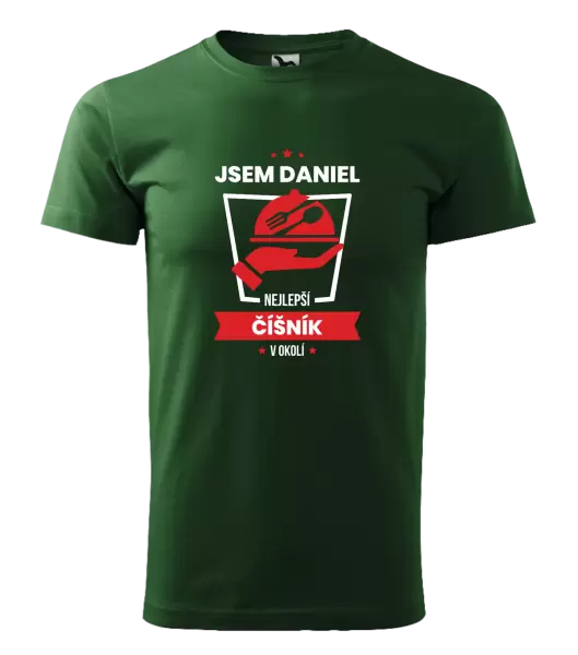 Pánské tričko Nejlepší v okolí - číšník