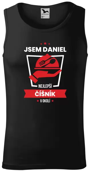 Pánské tílko Nejlepší v okolí - číšník