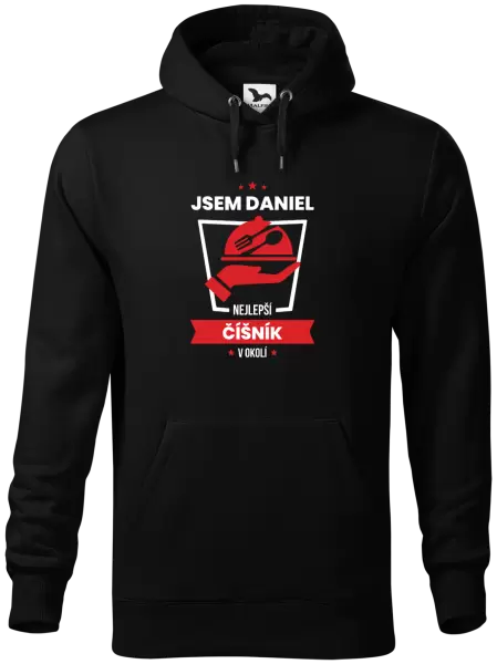 Pánská mikina Nejlepší v okolí - číšník