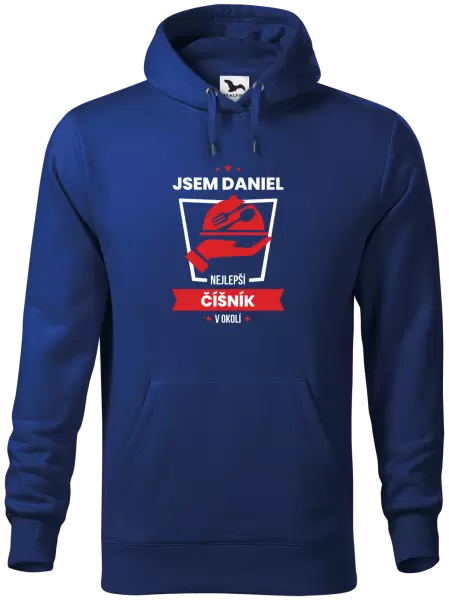 Pánská mikina Nejlepší v okolí - číšník