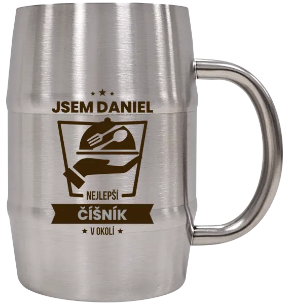 Nerezový chladicí půllitr Nejlepší v okolí - číšník