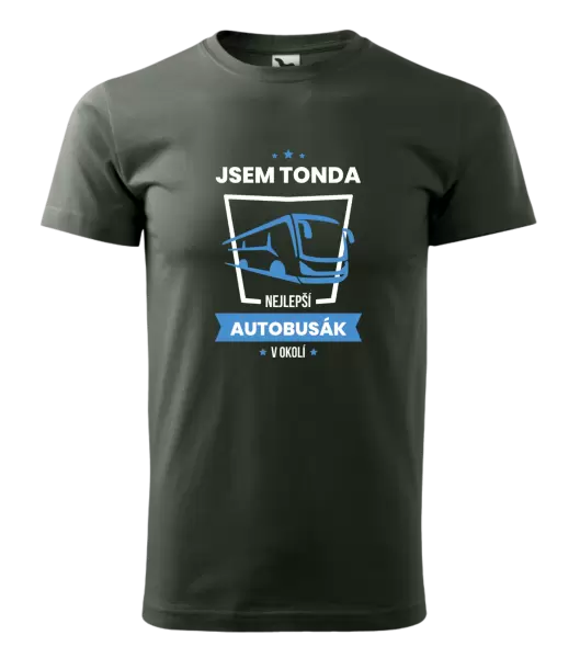Pánské tričko Nejlepší v okolí - autobusák