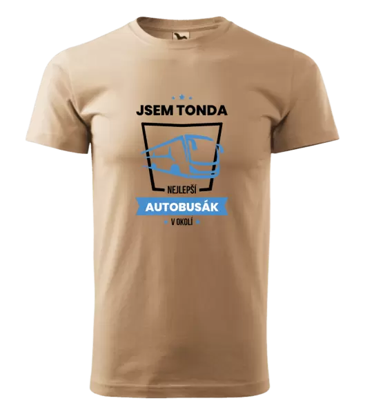 Pánské tričko Nejlepší v okolí - autobusák