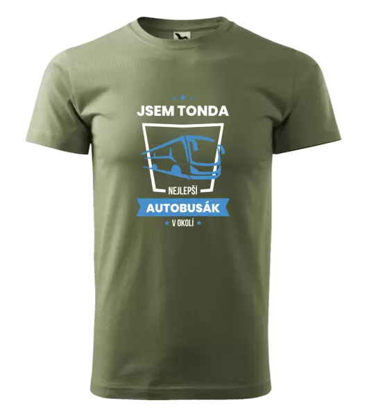 Pánské tričko Nejlepší v okolí - autobusák