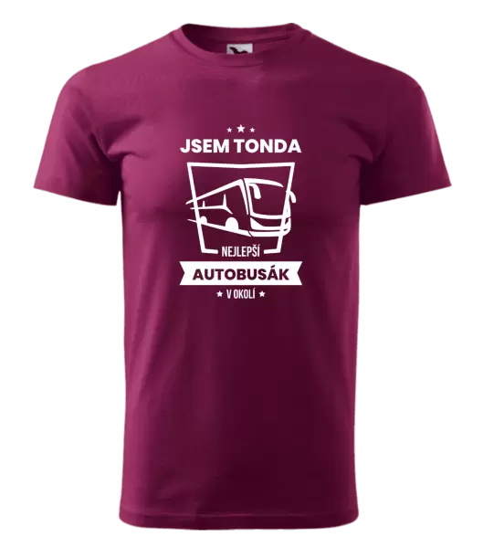 Pánské tričko Nejlepší v okolí - autobusák