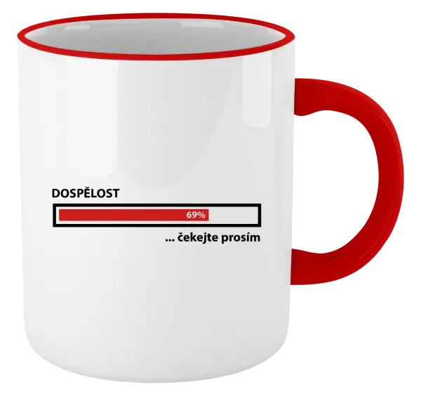 Hrnek Dospělost - čekejte prosím