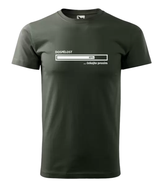 Pánské tričko Dospělost - čekejte prosím