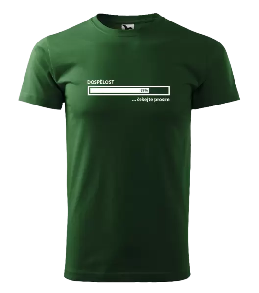 Pánské tričko Dospělost - čekejte prosím