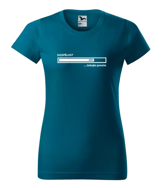 Dámské tričko Dospělost - čekejte prosím