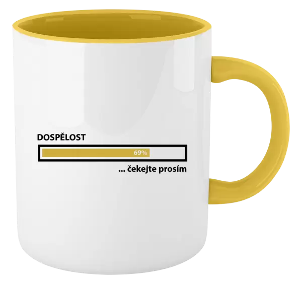 Hrnek Dospělost - čekejte prosím