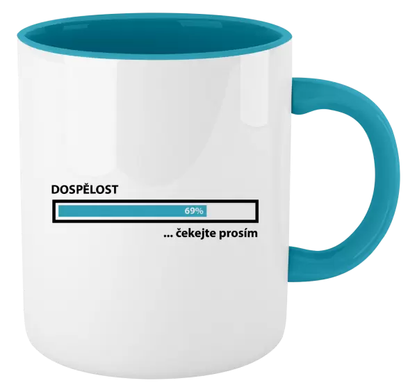 Hrnek Dospělost - čekejte prosím