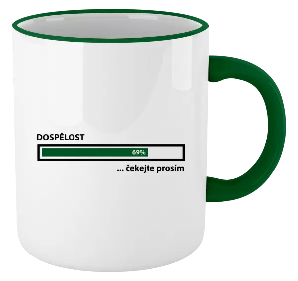 Hrnek Dospělost - čekejte prosím