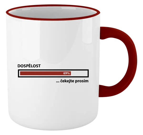 Hrnek Dospělost - čekejte prosím