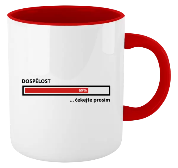 Hrnek Dospělost - čekejte prosím