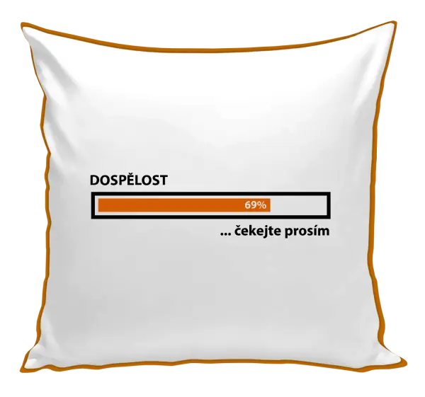 Polštář Dospělost - čekejte prosím
