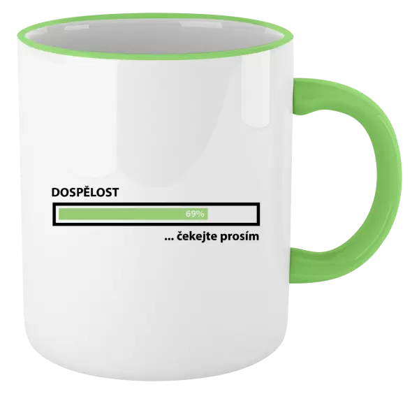 Hrnek Dospělost - čekejte prosím