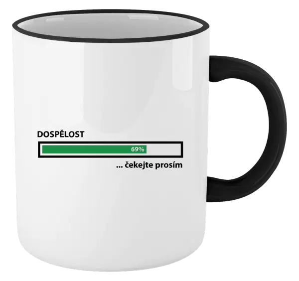 Hrnek Dospělost - čekejte prosím