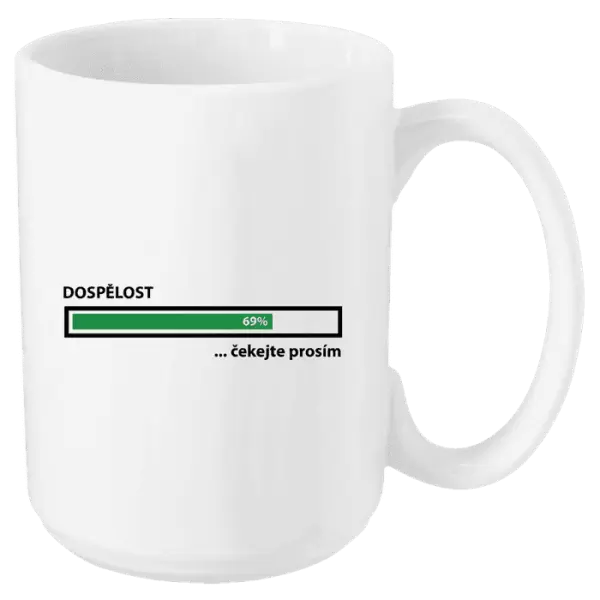 Hrnek Dospělost - čekejte prosím