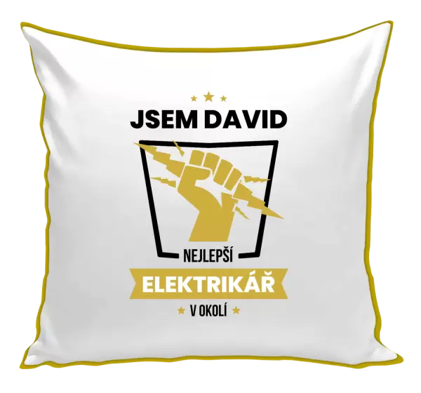 Polštář Nejlepší v okolí - elektrikář