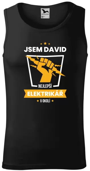 Pánské tílko Nejlepší v okolí - elektrikář