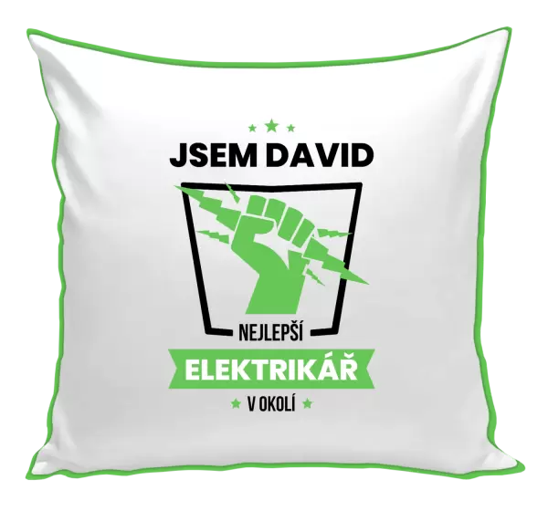 Polštář Nejlepší v okolí - elektrikář