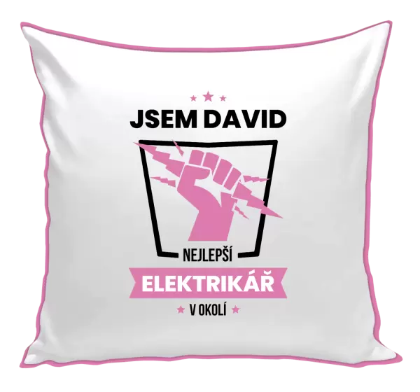 Polštář Nejlepší v okolí - elektrikář