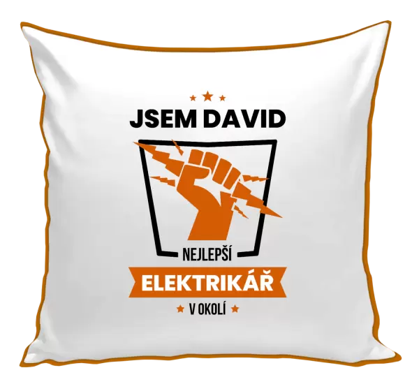 Polštář Nejlepší v okolí - elektrikář