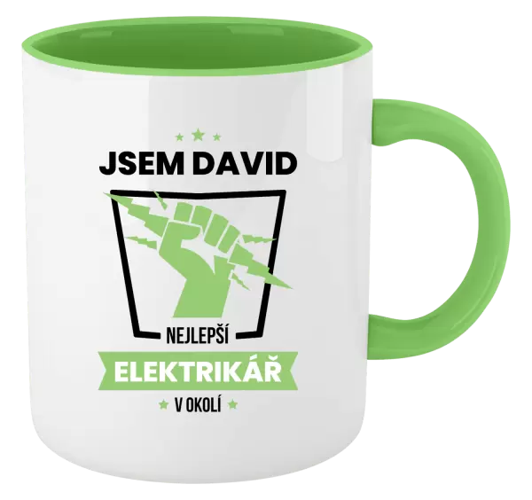 Hrnek Nejlepší v okolí - elektrikář