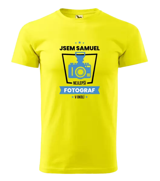 Pánské tričko Nejlepší v okolí - fotograf